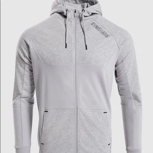 Gymshark Grey Revive Zip-Up Hoodie